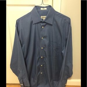 Joseph & Feiss Blue Button-down dress shirt